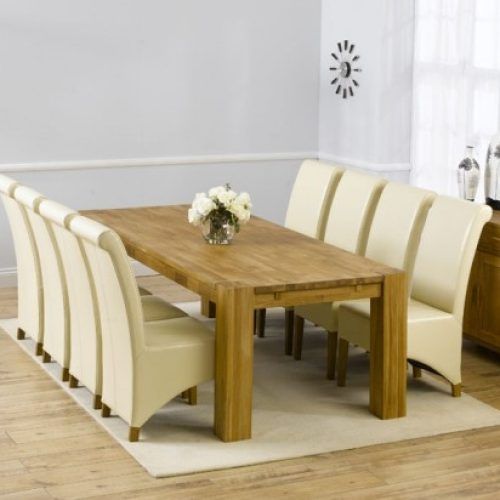 Oak Dining Tables And Leather Chairs (Photo 16 of 20)