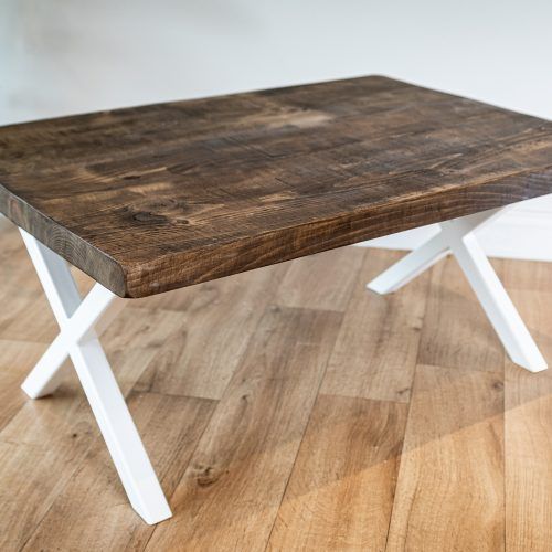 Metal Legs And Oak Top Round Coffee Tables (Photo 9 of 20)