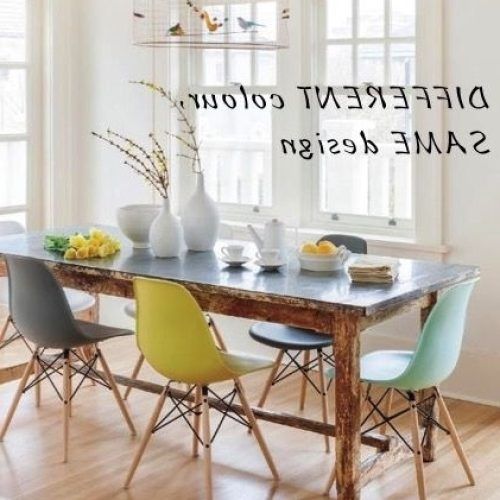 Colourful Dining Tables And Chairs (Photo 6 of 20)