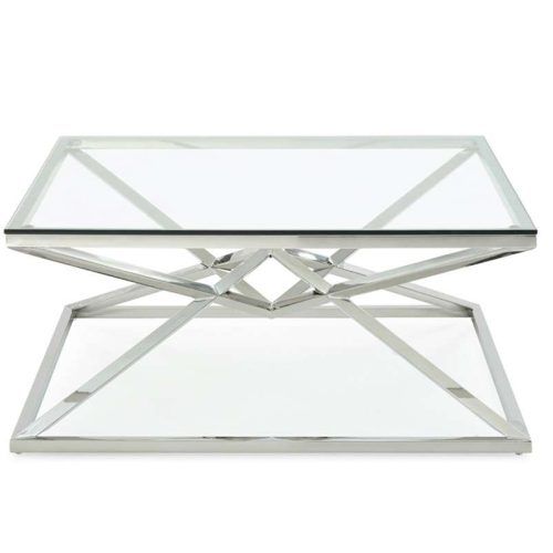 Modern Square Glass Coffee Tables (Photo 15 of 20)