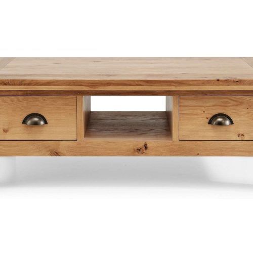 Oak Coffee Table With Drawers (Photo 9 of 20)