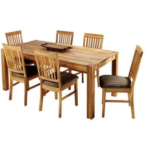 Oak Dining Tables And Leather Chairs (Photo 18 of 20)
