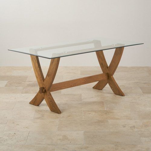 Oak Glass Top Dining Tables (Photo 11 of 20)
