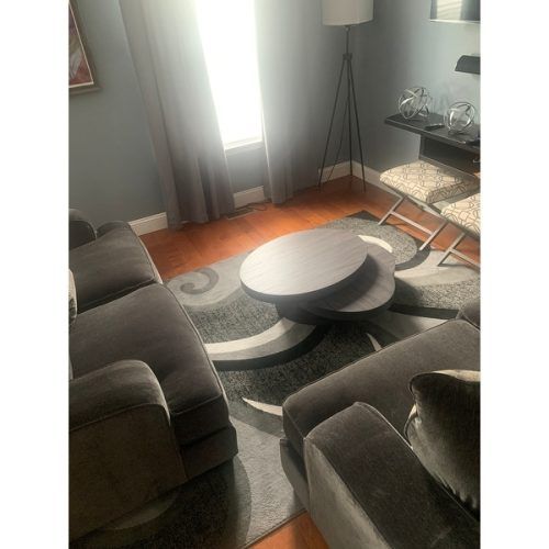 Oval Mod Rotating Coffee Tables (Photo 8 of 20)