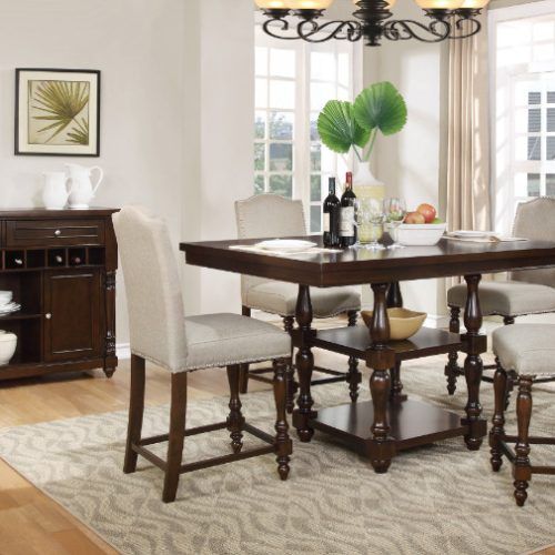 Penelope 3 Piece Counter Height Wood Dining Sets (Photo 8 of 20)