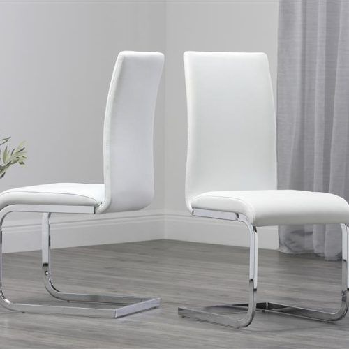 Perth White Dining Chairs (Photo 1 of 20)
