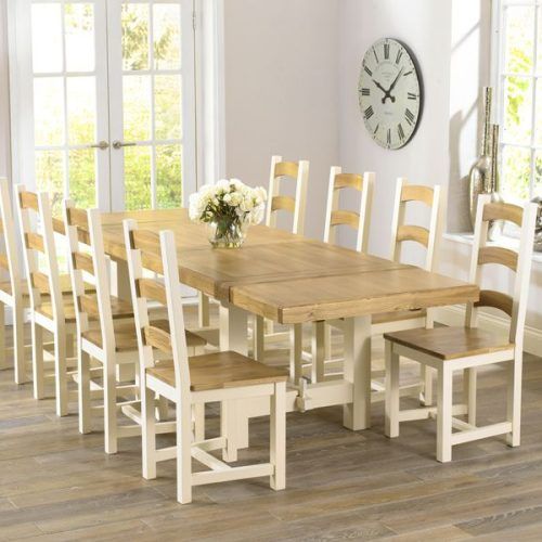 Cream And Wood Dining Tables (Photo 12 of 20)