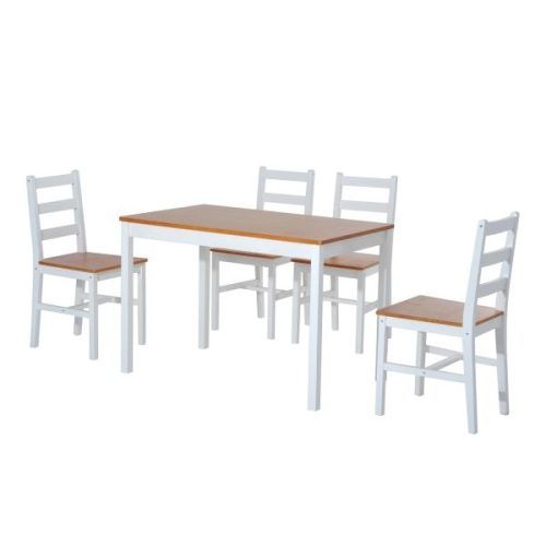 Pine Wood White Dining Chairs (Photo 11 of 20)