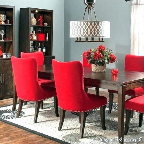 Red Dining Chairs (Photo 18 of 20)