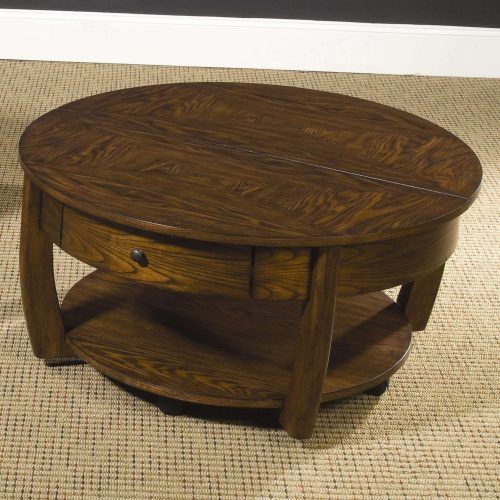 Round Coffee Tables With Drawer (Photo 7 of 20)