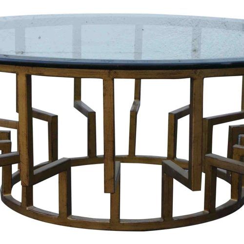 Round Glass And Wood Coffee Tables (Photo 3 of 20)
