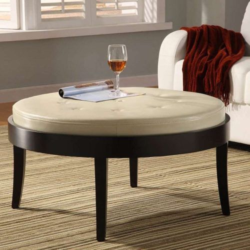 Round Upholstered Coffee Tables (Photo 17 of 20)