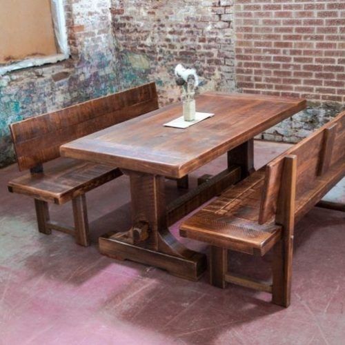 Bench With Back For Dining Tables (Photo 2 of 20)