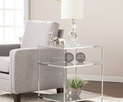 20 Collection of Silver Mirror and Chrome Coffee Tables