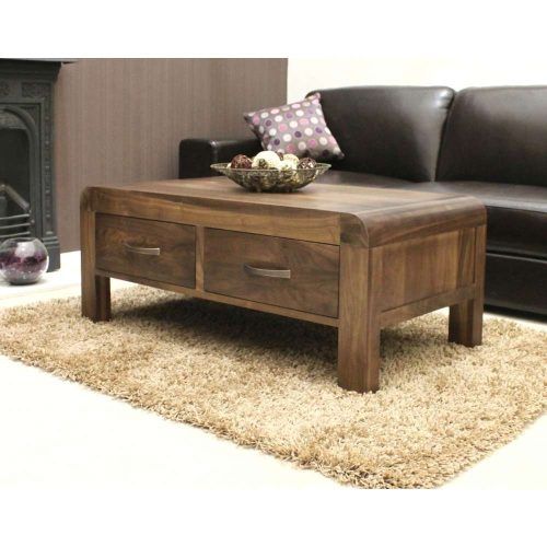 Solid Oak Coffee Table With Storage (Photo 15 of 20)