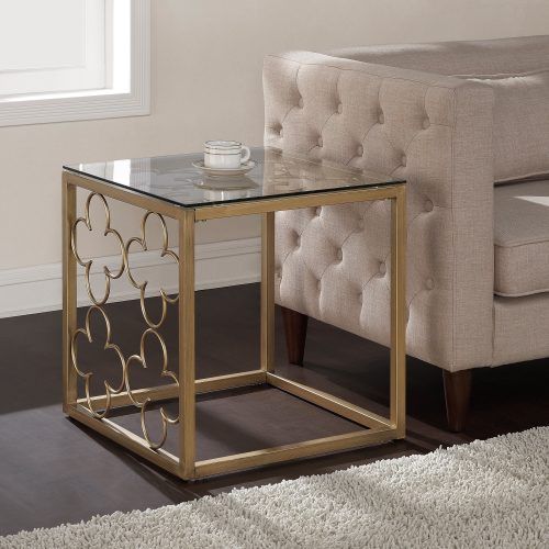 The Curated Nomad Quatrefoil Goldtone Metal And Glass Coffee Tables (Photo 7 of 20)