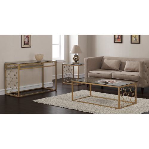 The Curated Nomad Quatrefoil Goldtone Metal And Glass Coffee Tables (Photo 18 of 20)