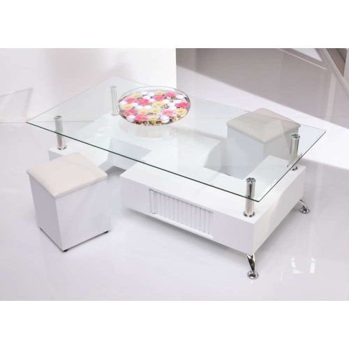 White And Glass Coffee Tables (Photo 3 of 20)