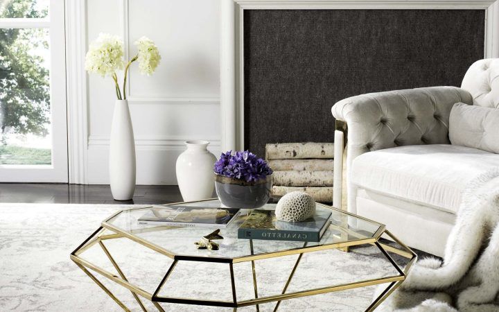 2024 Best of White Geometric Coffee Tables