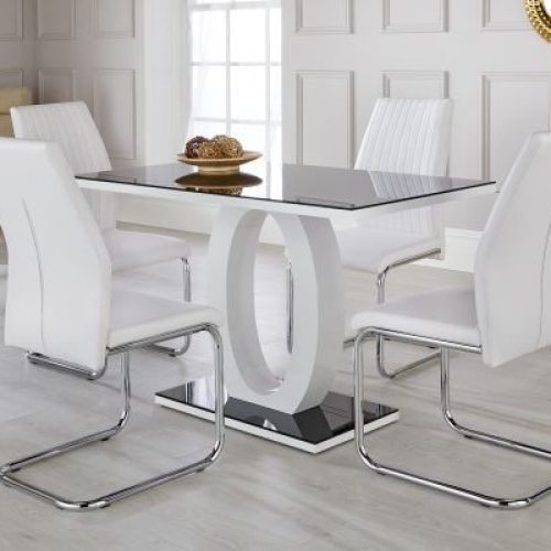 White Glass Dining Tables And Chairs (Photo 15 of 20)