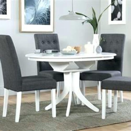 White Round Extending Dining Tables (Photo 13 of 20)