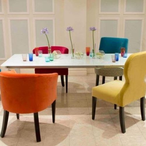 Colourful Dining Tables And Chairs (Photo 7 of 20)