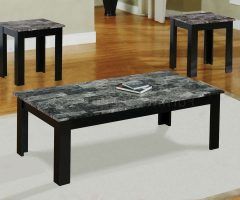 20 Photos Black and Grey Marble Coffee Tables