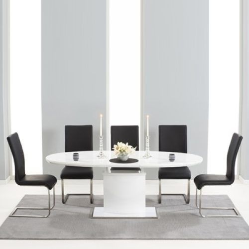Black Gloss Extending Dining Tables (Photo 16 of 20)