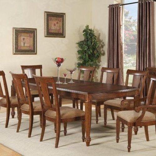 Caira 7 Piece Rectangular Dining Sets With Upholstered Side Chairs (Photo 17 of 20)