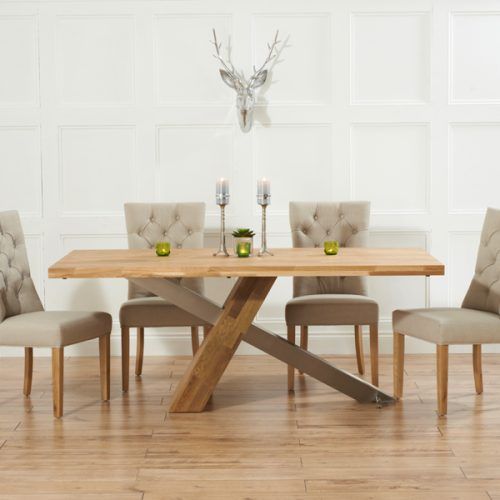 Dining Tables And Fabric Chairs (Photo 14 of 20)