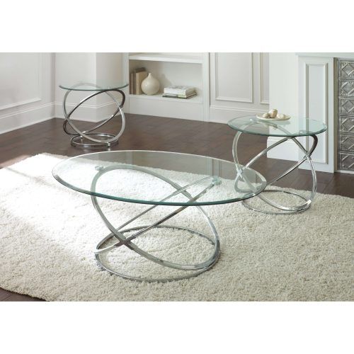 Chrome And Glass Coffee Tables (Photo 3 of 20)