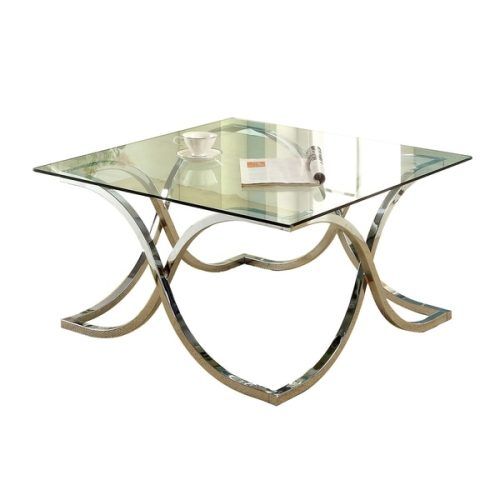 Chrome And Glass Modern Coffee Tables (Photo 15 of 20)