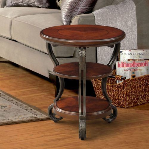 Cohler Traditional Brown Cherry Oval Coffee Tables (Photo 10 of 20)