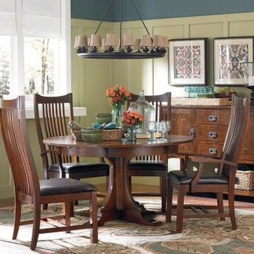 Craftsman Round Dining Tables (Photo 20 of 20)