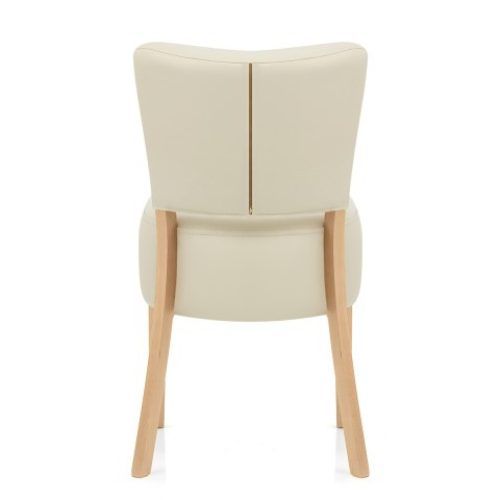 Cream Leather Dining Chairs (Photo 9 of 20)