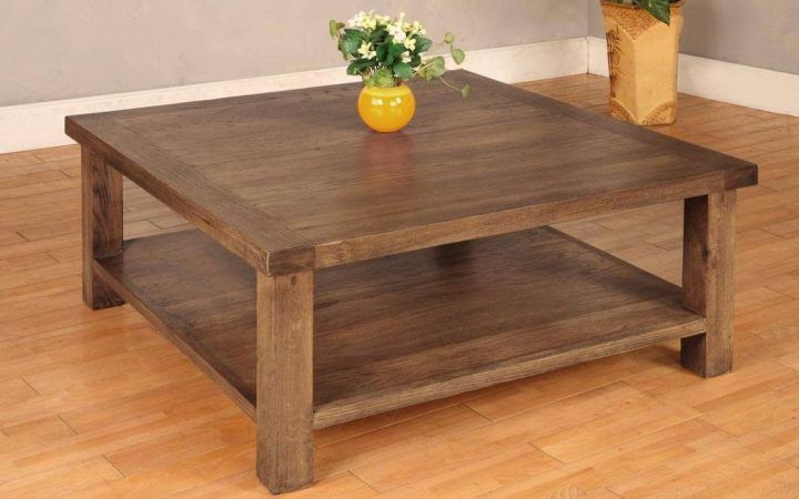 20 Collection of Dark Wood Square Coffee Tables