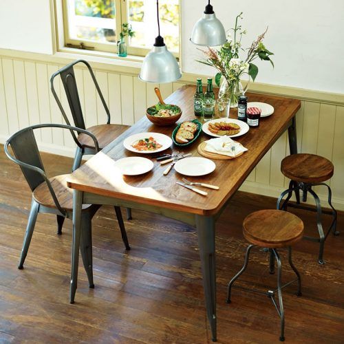 Mango Wood/iron Dining Tables (Photo 19 of 20)
