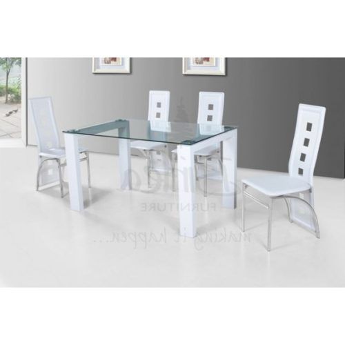 Glass And White Gloss Dining Tables (Photo 16 of 20)