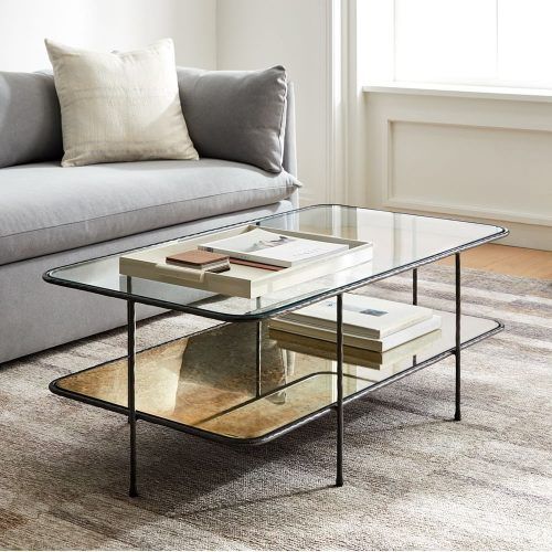 Glass Open Shelf Coffee Tables (Photo 16 of 20)