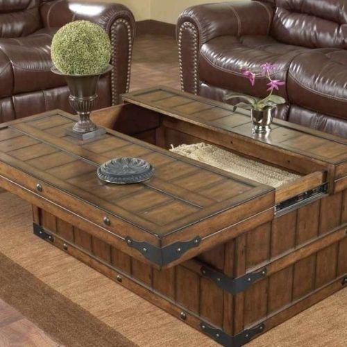 Large Square Oak Coffee Tables (Photo 7 of 20)