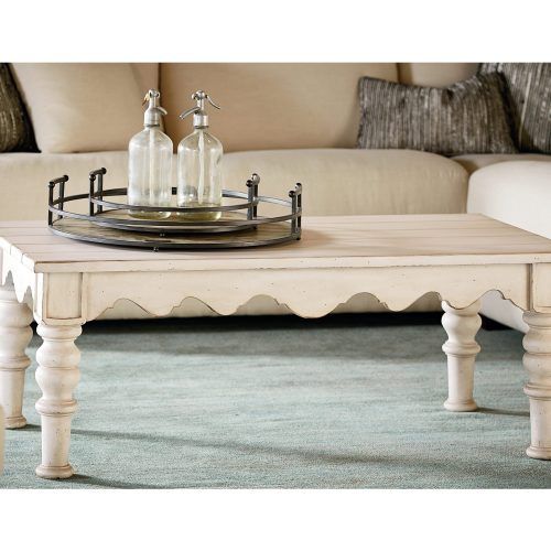 Magnolia Home Scallop Antique White Cocktail Tables (Photo 1 of 20)