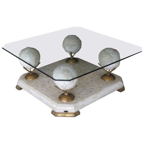 Marble And Glass Coffee Table (Photo 2 of 20)