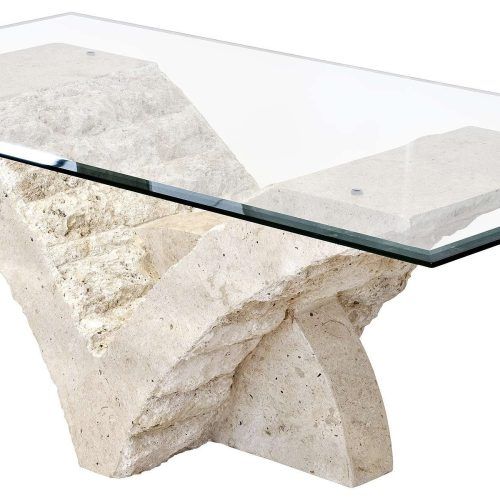 Marble Base Glass Top Coffee Table (Photo 8 of 20)