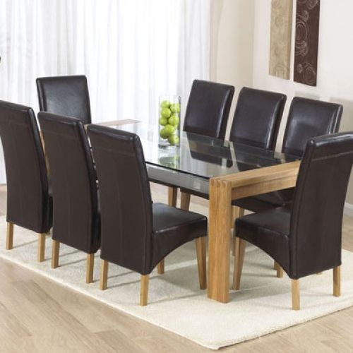 Oak Dining Tables And Leather Chairs (Photo 11 of 20)
