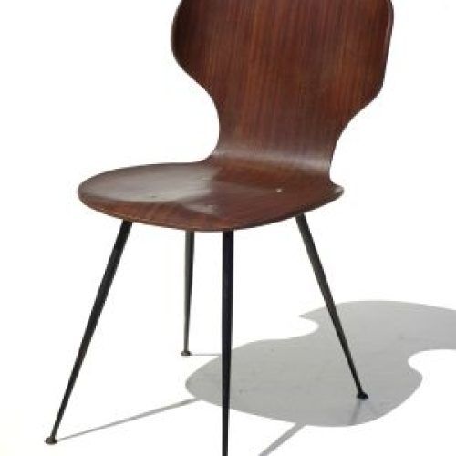 Plywood & Metal Brown Dining Chairs (Photo 12 of 20)