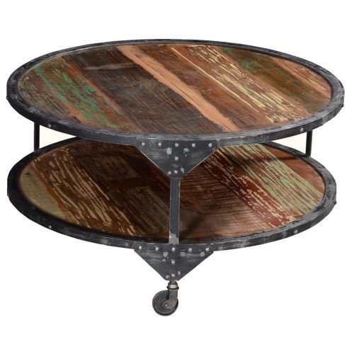 Round Industrial Coffee Tables (Photo 14 of 20)