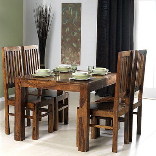 Sheesham Dining Tables And Chairs (Photo 7 of 20)