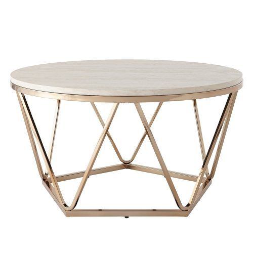Silver Orchid Henderson Faux Stone Round End Tables (Photo 9 of 20)