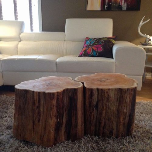 Sliced Trunk Coffee Tables (Photo 5 of 20)