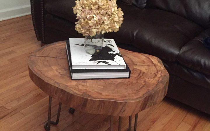  Best 20+ of Sliced Trunk Coffee Tables